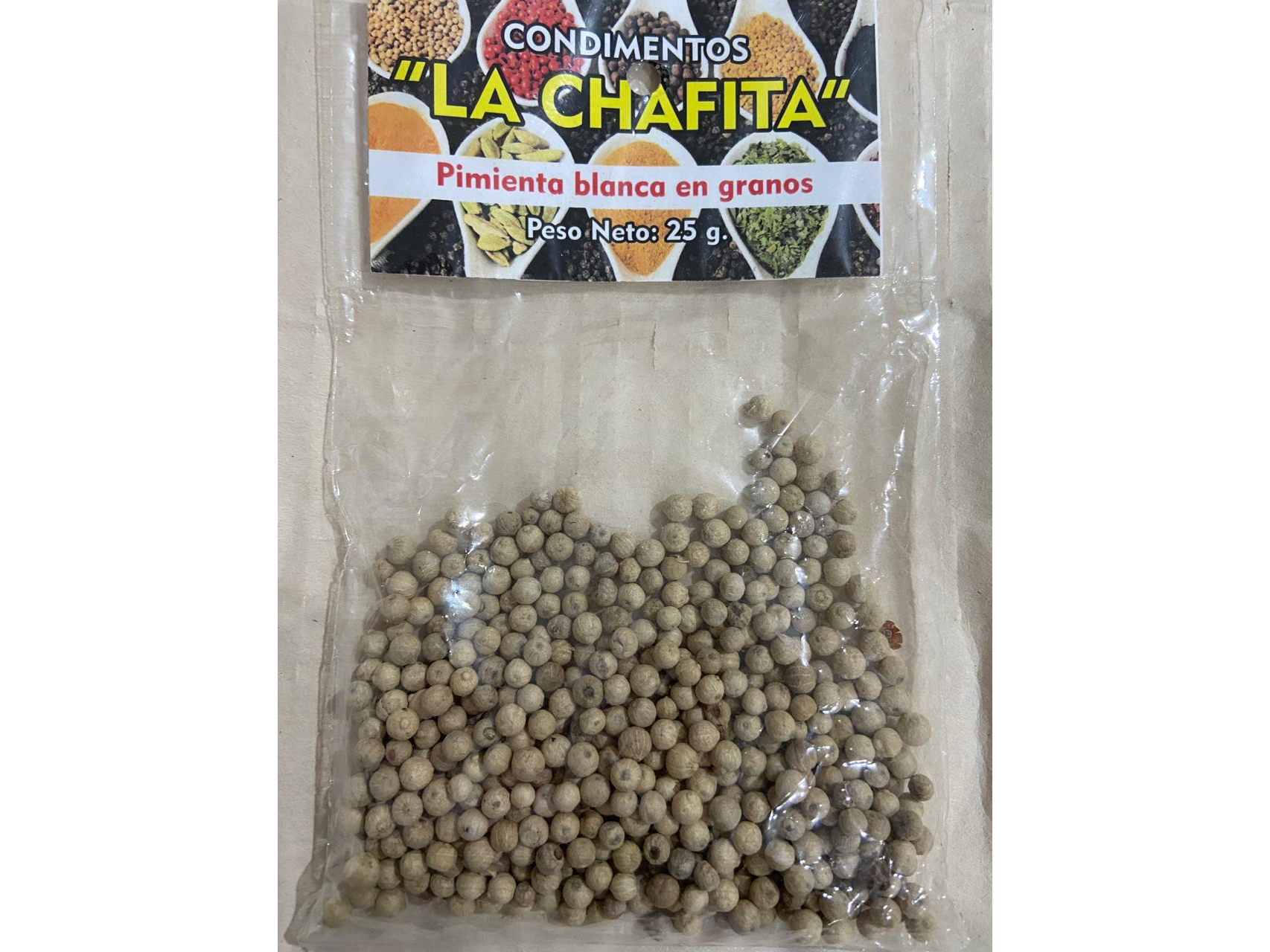 PIMIENTA BLANCA EN GRANO