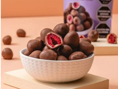 Frambuesas con chocolate