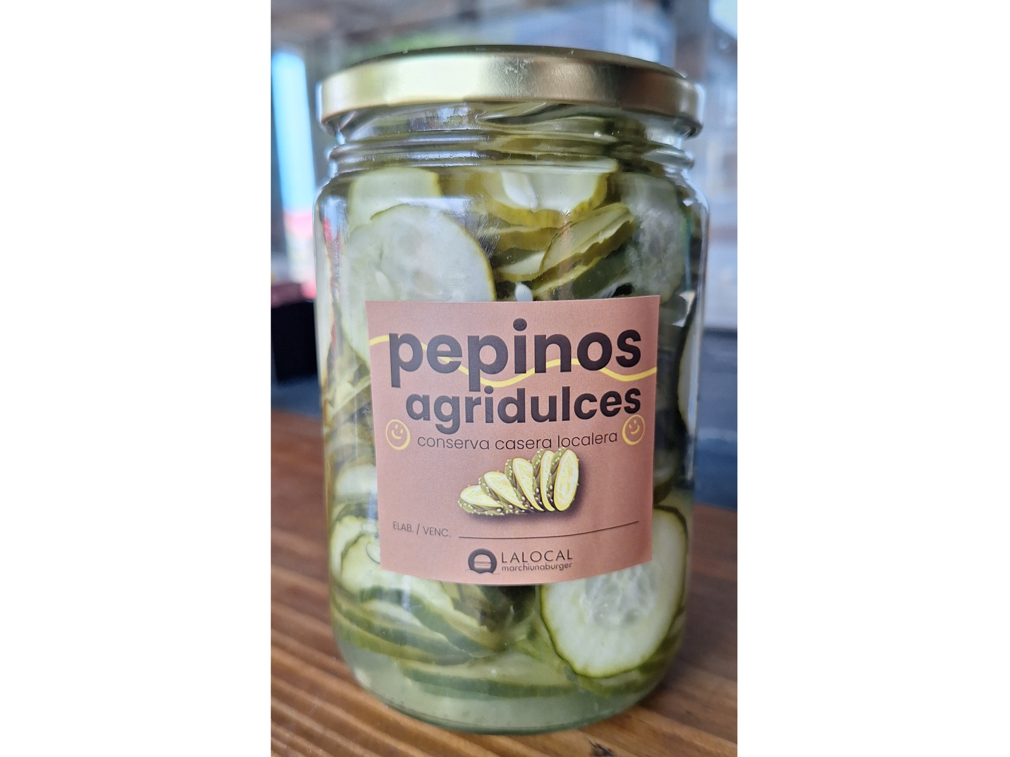 Pepino agridulce frasco chico