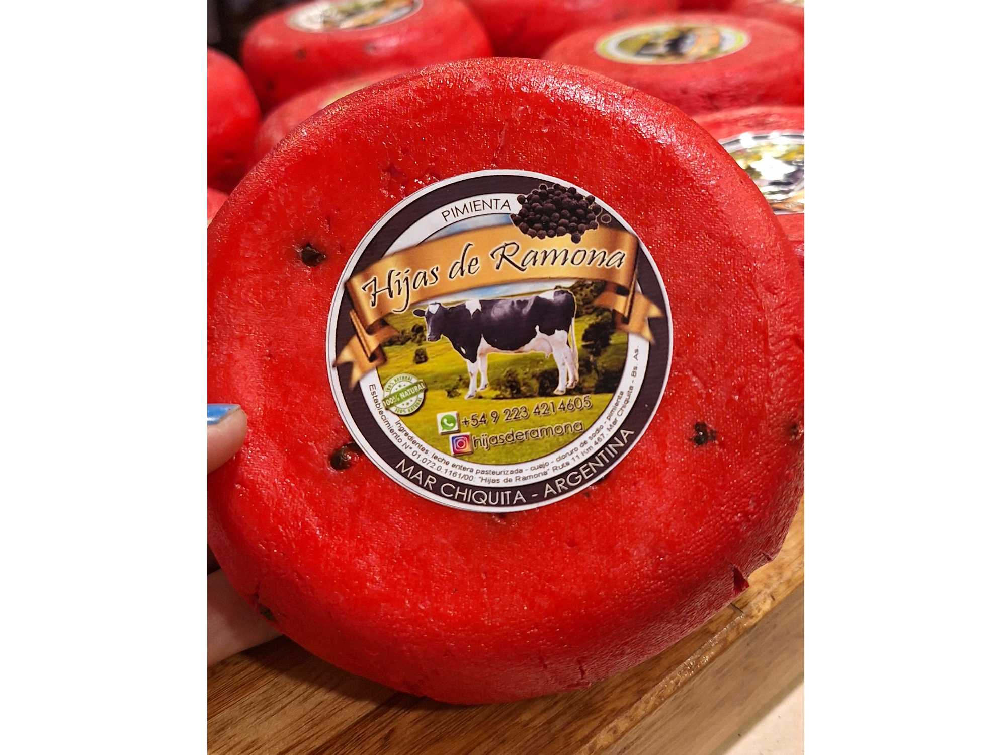 Queso artesanal Gringo / tambo de Mar Chiquita