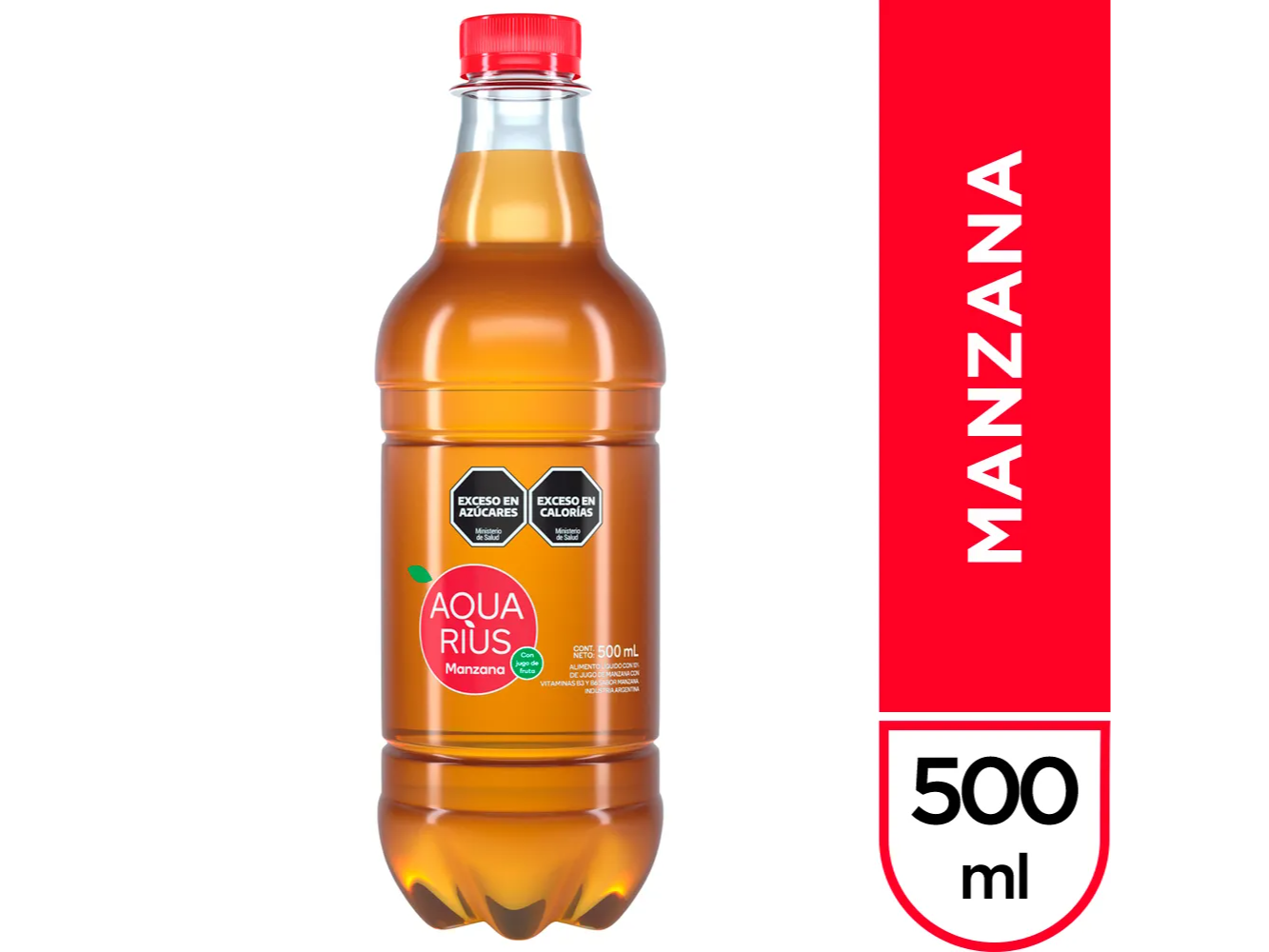 Aquarius manzana 500ml