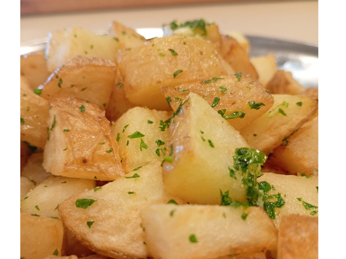 papas fritas provenzal 1/2 porción