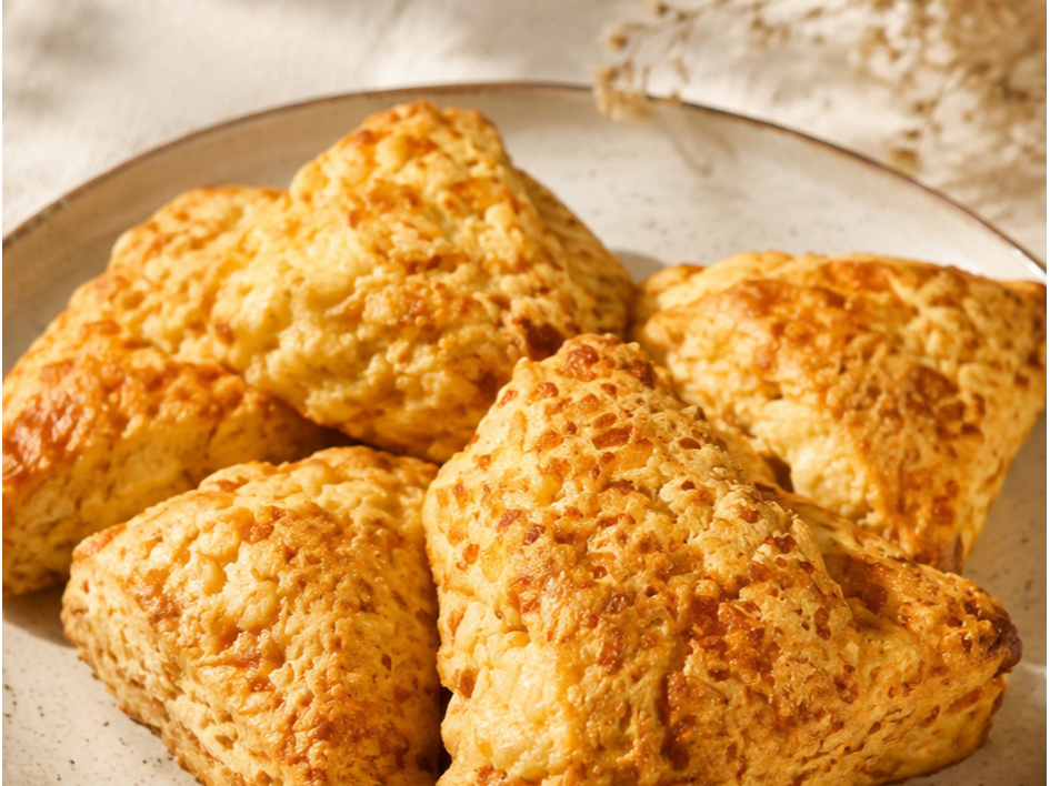 Scones salados congelados