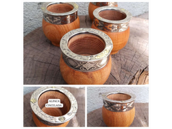 Imperial algarrobo alpaca cincelada