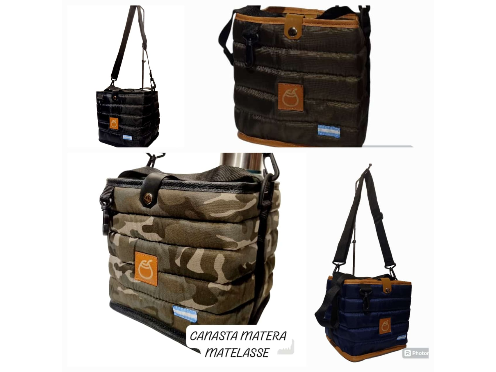 Canasta matera Matelasse