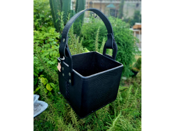 Canasta de Cuero Crocco