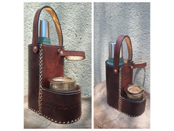 Canasta cuero doble funcion