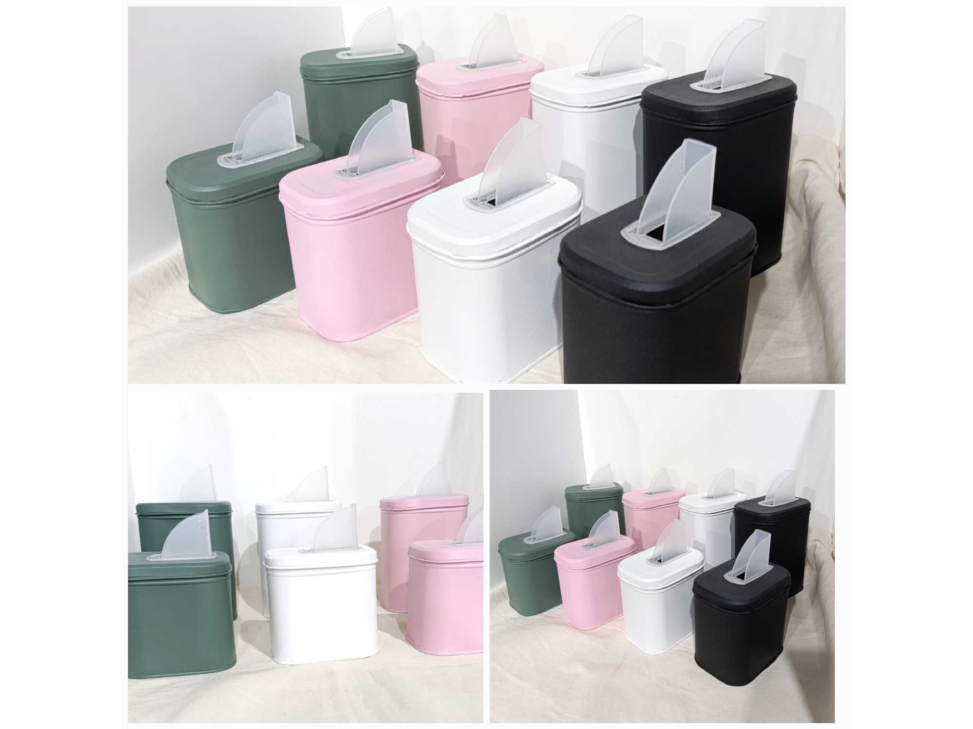 Lata rectangular x2 pintadas