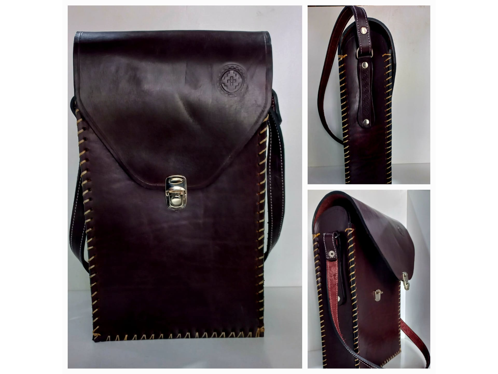 Folio porta termo- mate Cuero