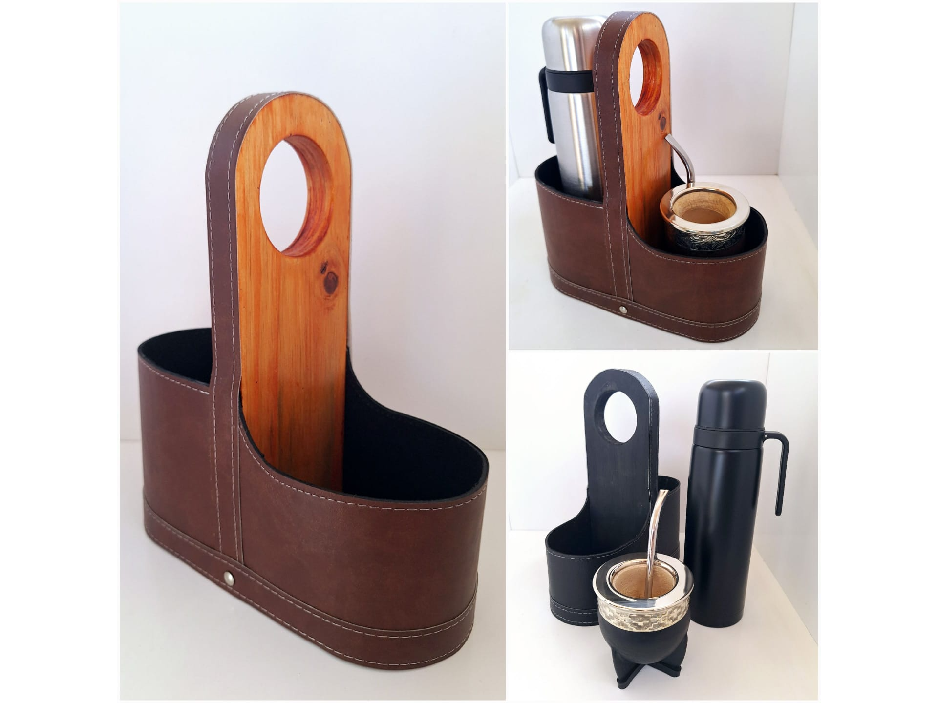 Canasta Uruguaya divisor madera