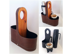 Canasta Uruguaya divisor madera