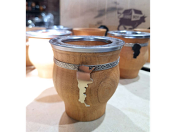 Camionero artesanal con dije Arg. Cba cincelada