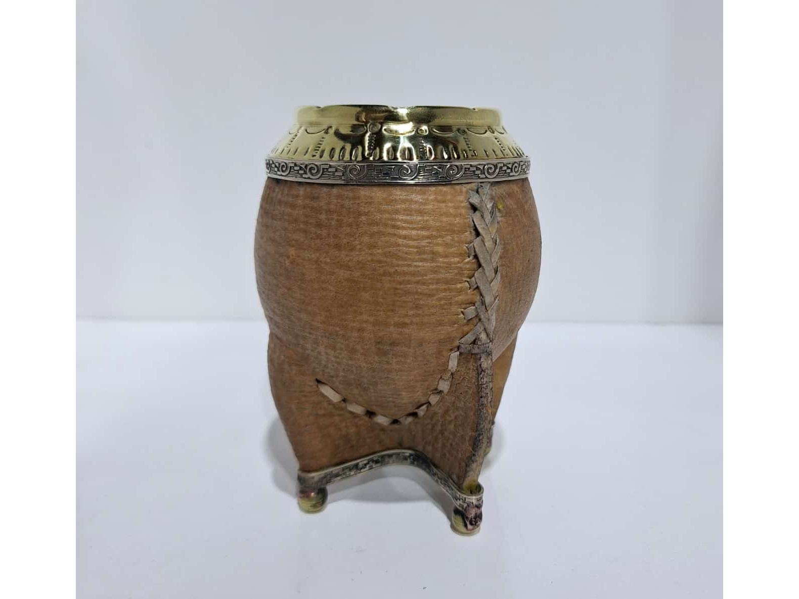 Torpedo cuero Crudo base y bolita