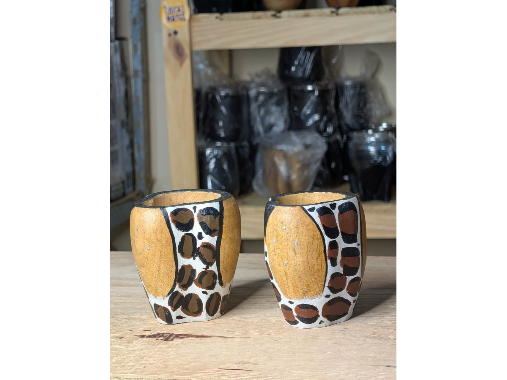 MATE RANCHERO INTERVENIDO PRINT FONDO BEIGE