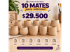 PACK CERRADO 10 MATES MODELOS CLASICOS