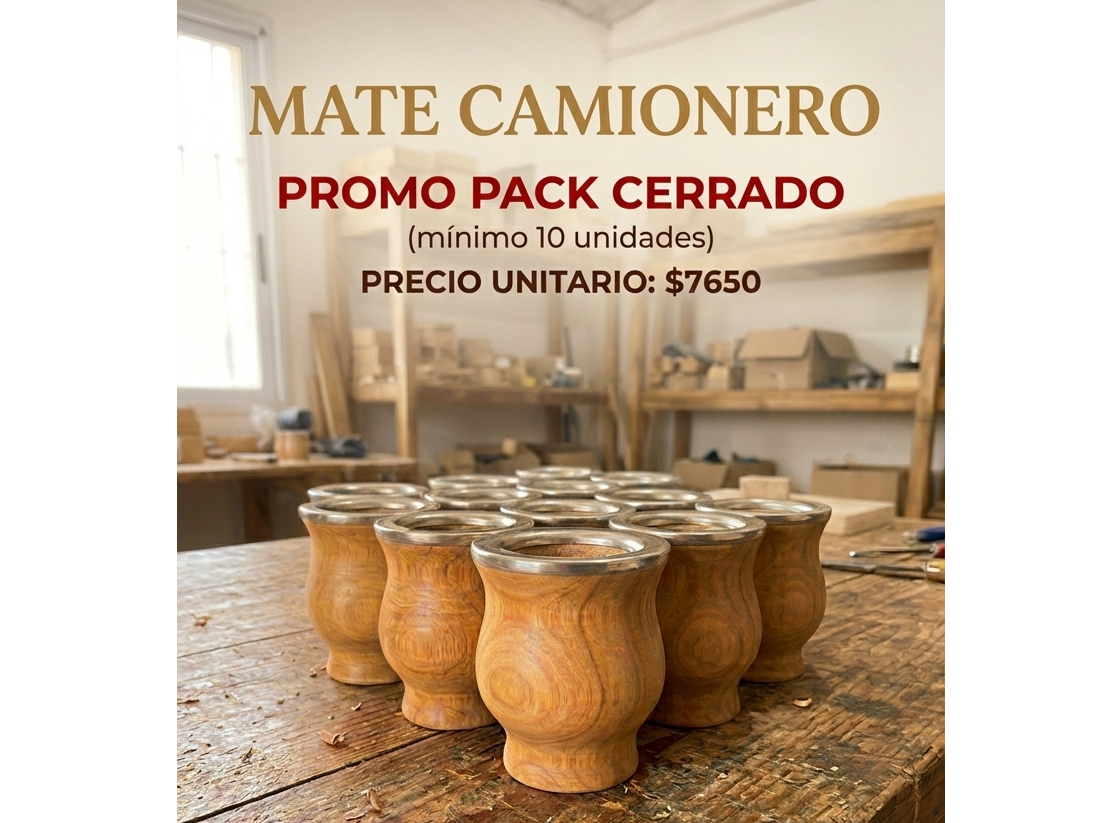 PACK 10 CAMIONEROS VIROLA ACERO