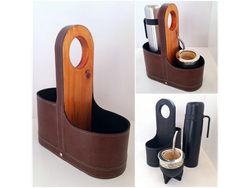 CANASTA URUGUAYA DIVISOR MADERA