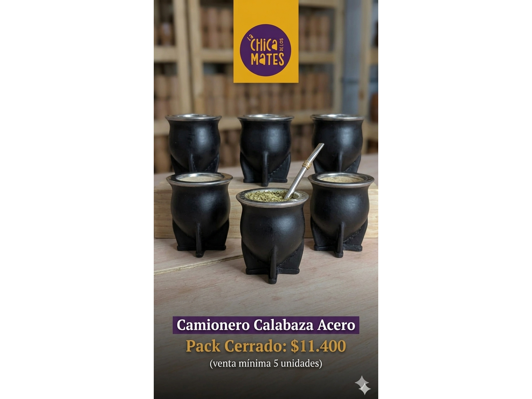 PACK 5 CAMIONERO CALABAZA