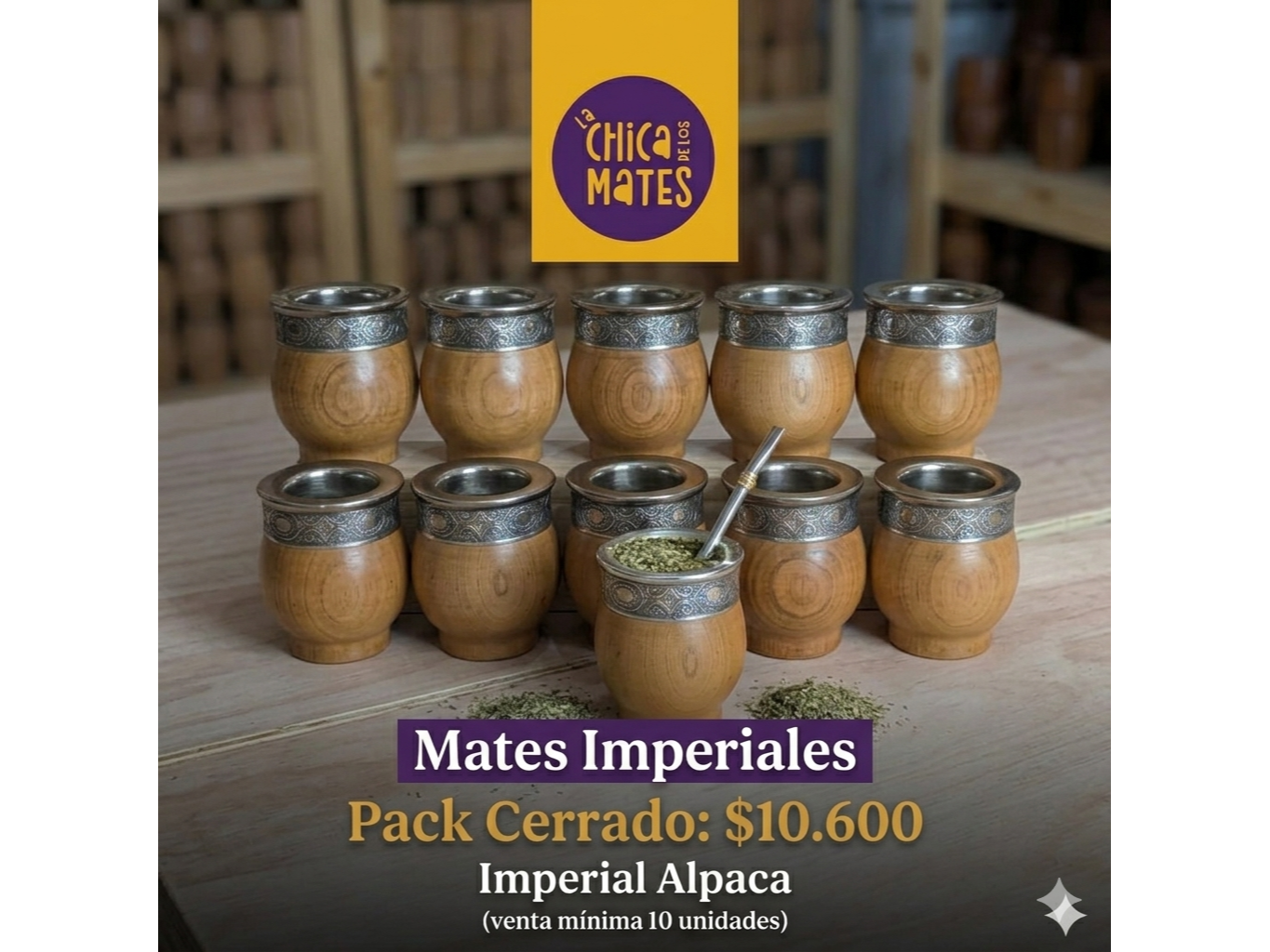 PACK 10 IMPERIAL VIROLA ALPACA