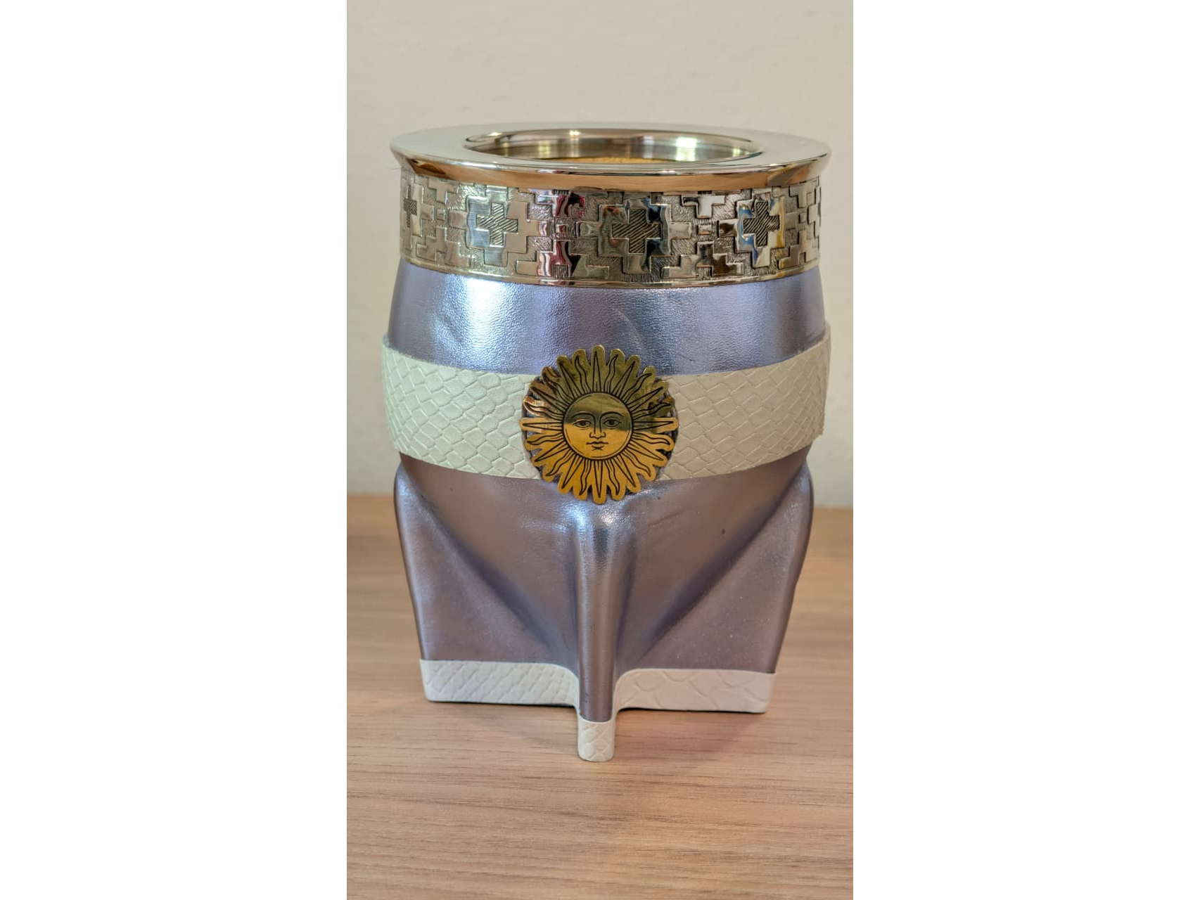 Mate Imperial Dije Sol Metaliado