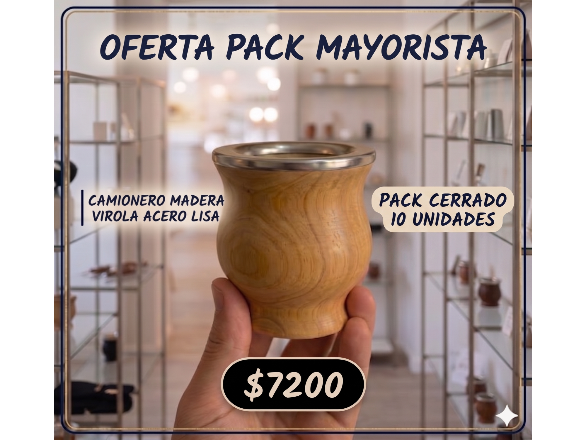 PACK 10 CAMIONEROS VIROLA ACERO