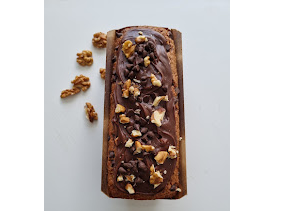 Budin avena, banana y chips de chocolate