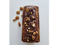 Budin avena, banana y chips de chocolate