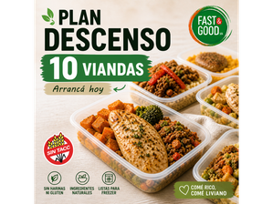 10 VIANDAS SIN GLUTEN de Fast and Good Viandas Saludables