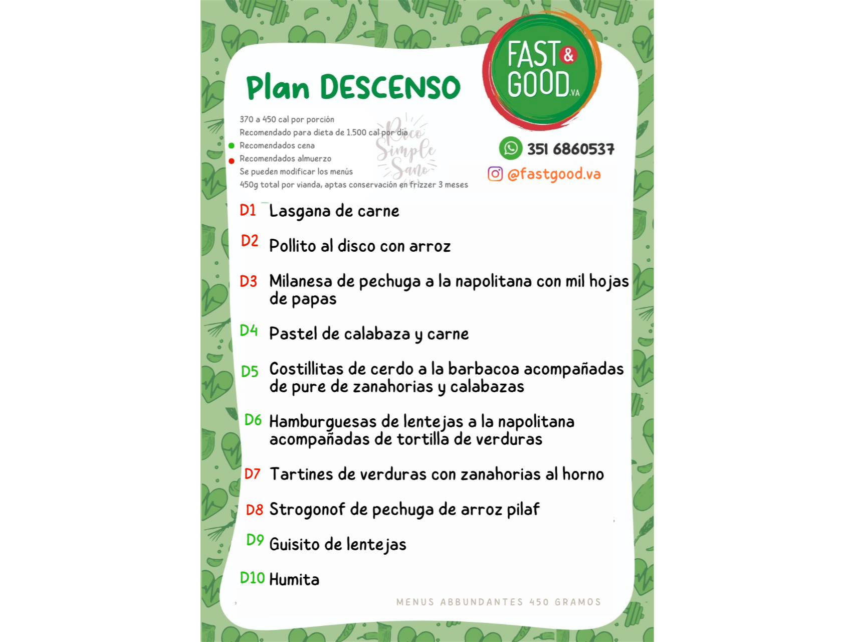 PLAN DESCENSO TRADICIONAL