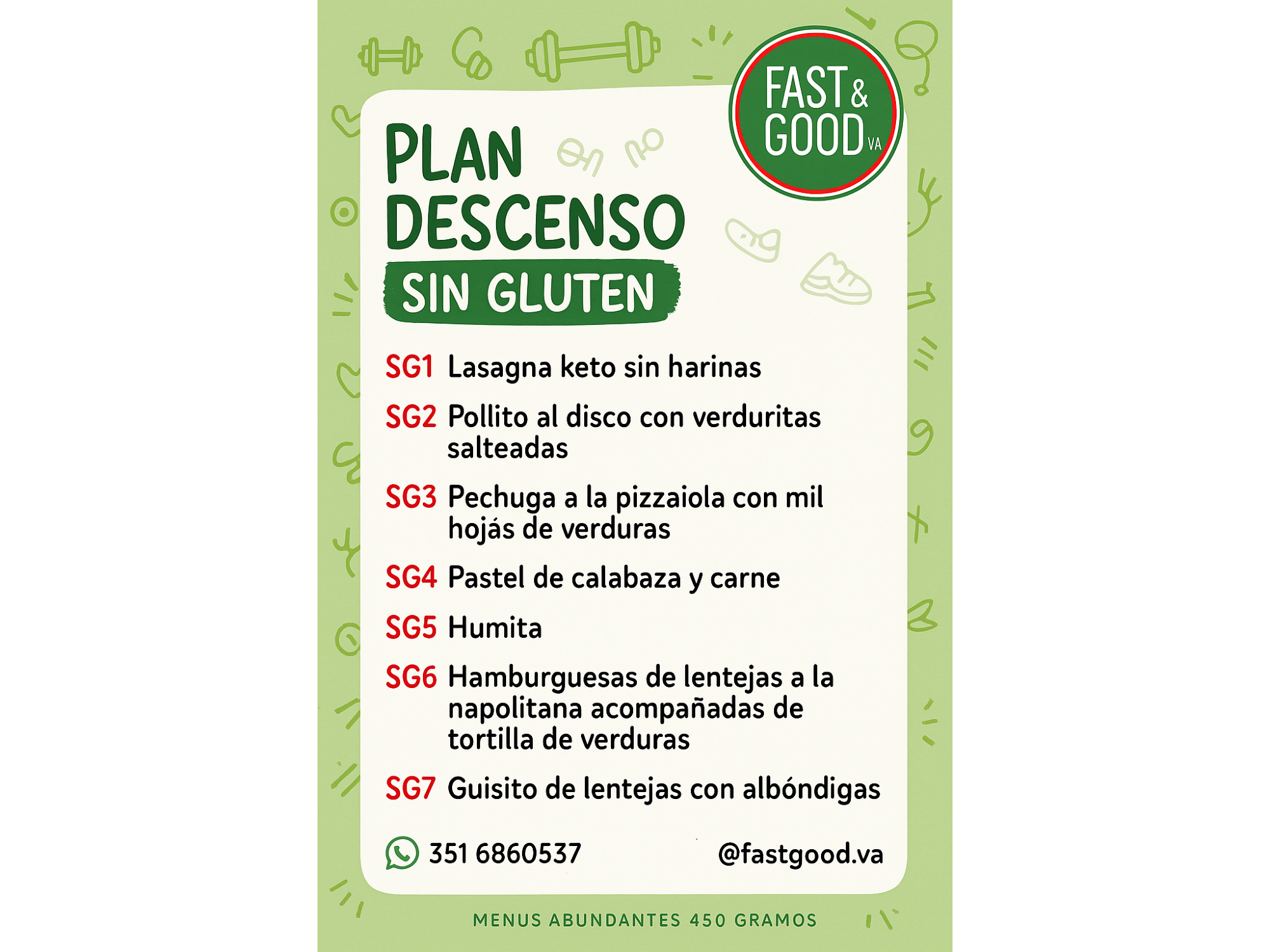 PLAN DESCENSO SIN GLUTEN