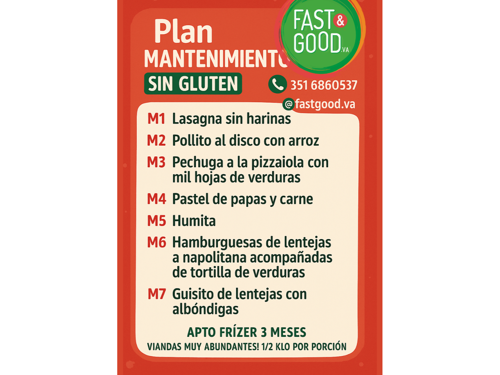 PLAN MANTENIMIENTO SIN GLUTEN
