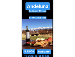 Andeluna Pasionado 4 Cepas