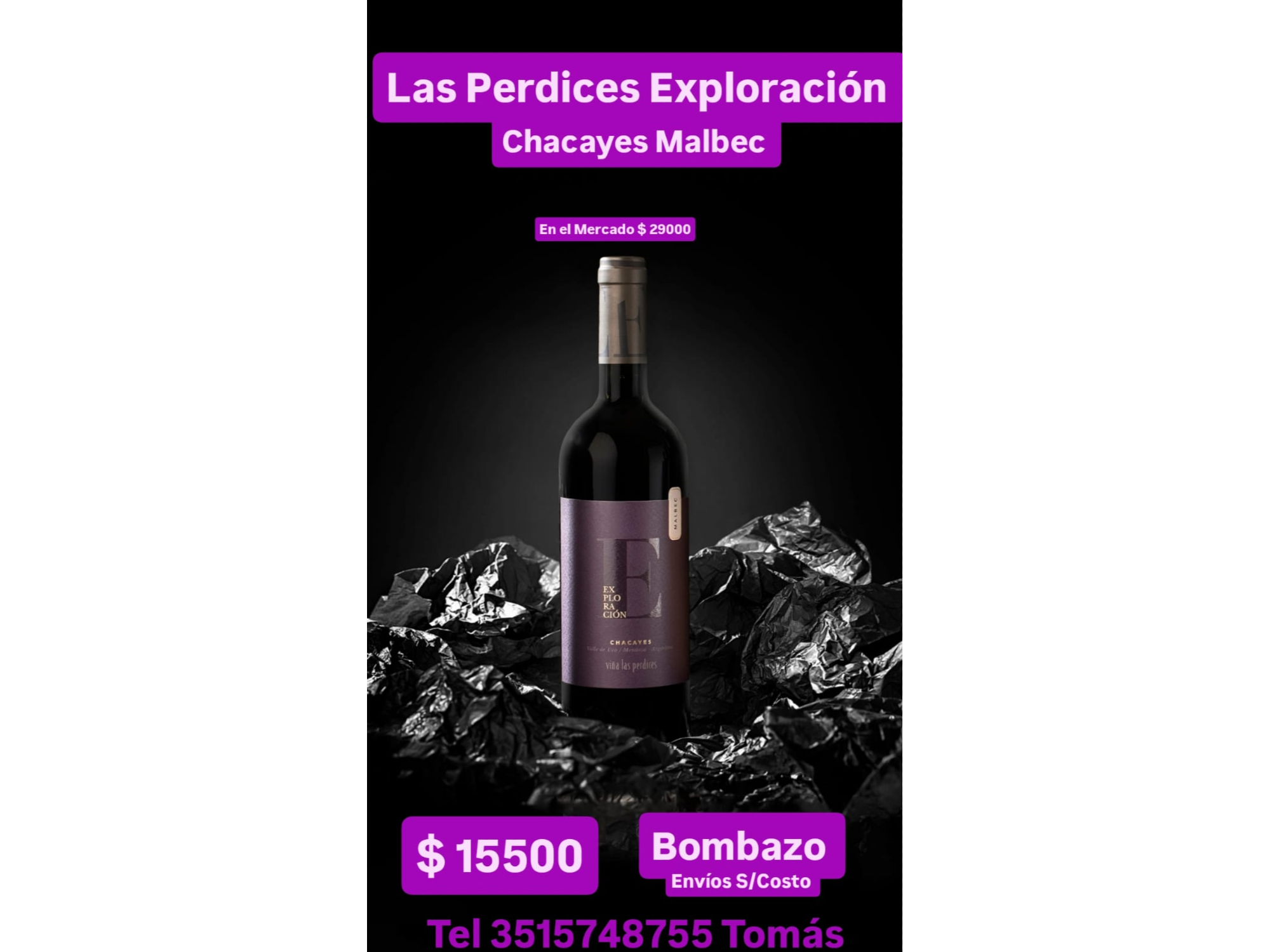 LAS PERDICES EXPLORACION CHACAYES MALBEC