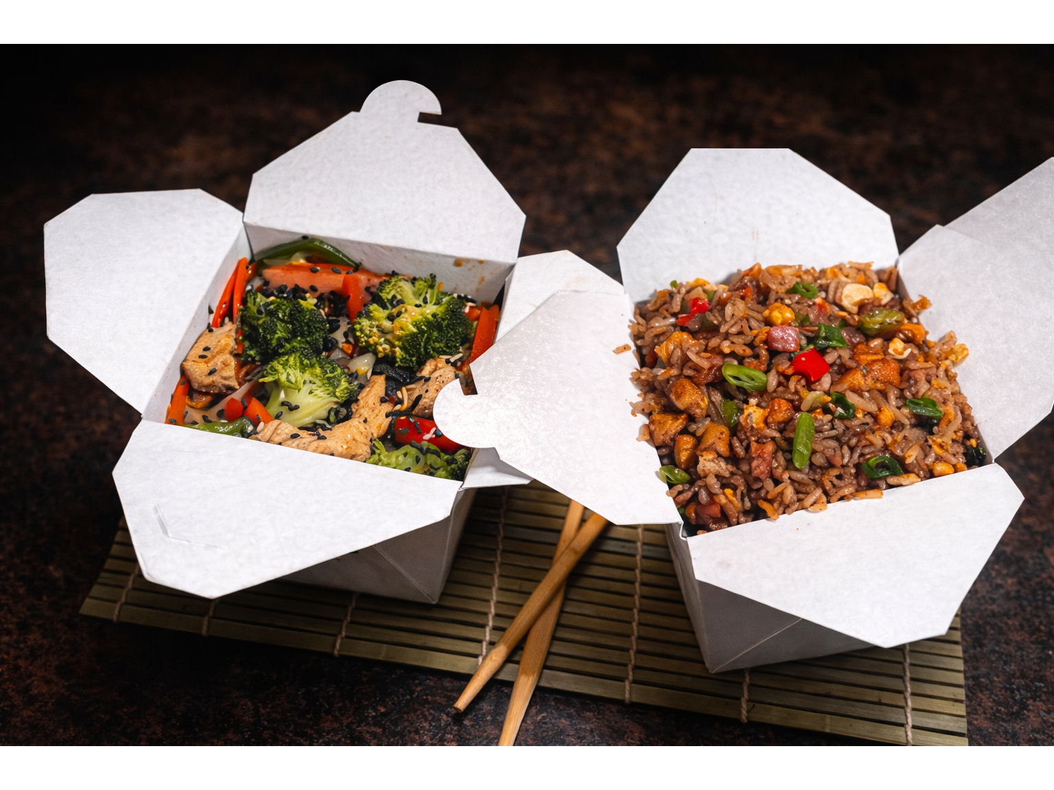 Chow Fan + Chop Suey
