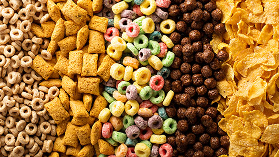 Cereales para Desayunos y Meriendas.