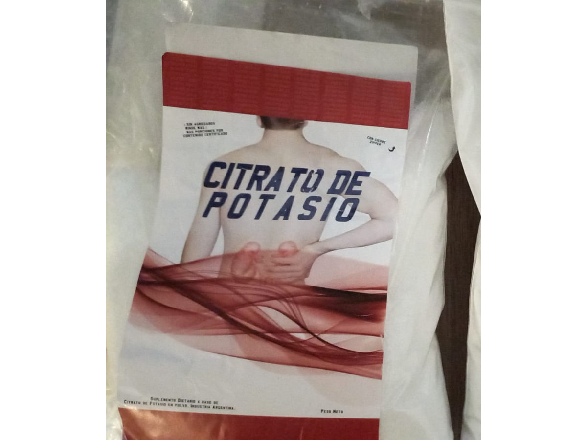 Citrtato de potasio x 500 grs