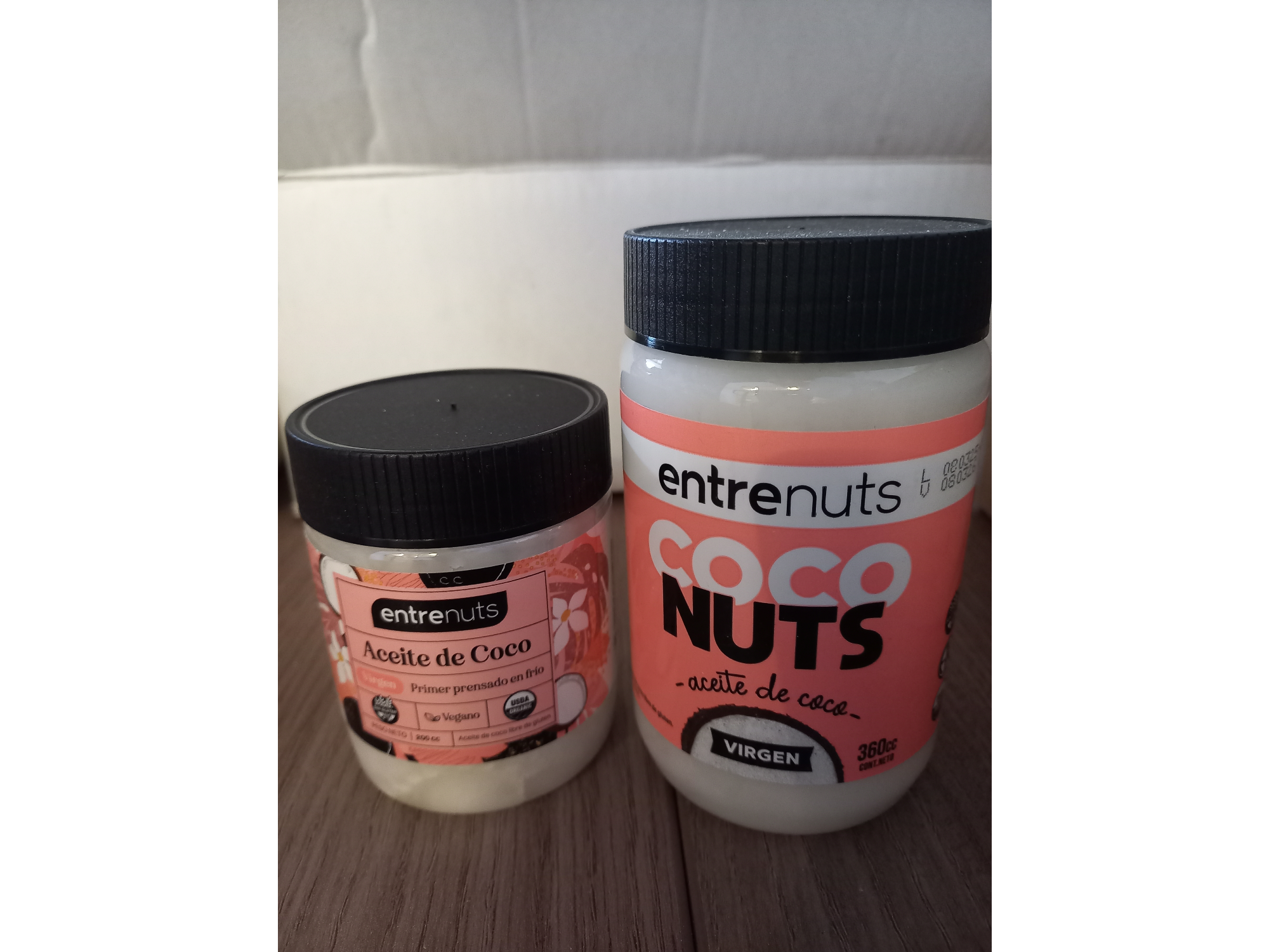 Aceite de coco virgen Entrenut