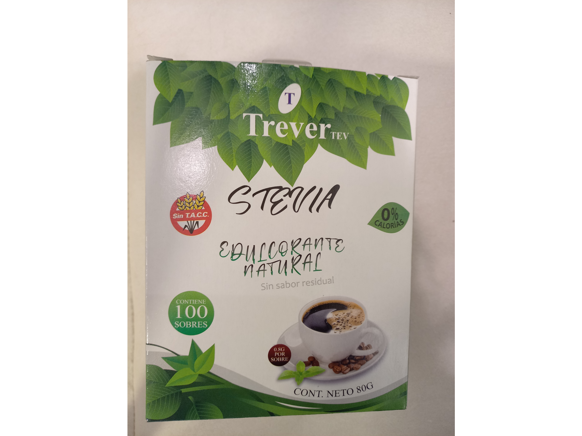 Edulcorante trever x 100 sobres