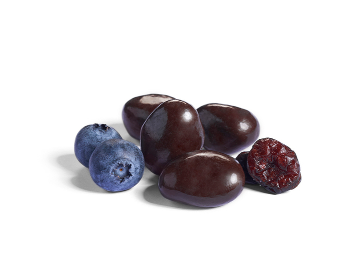 Arándanos con chocolate