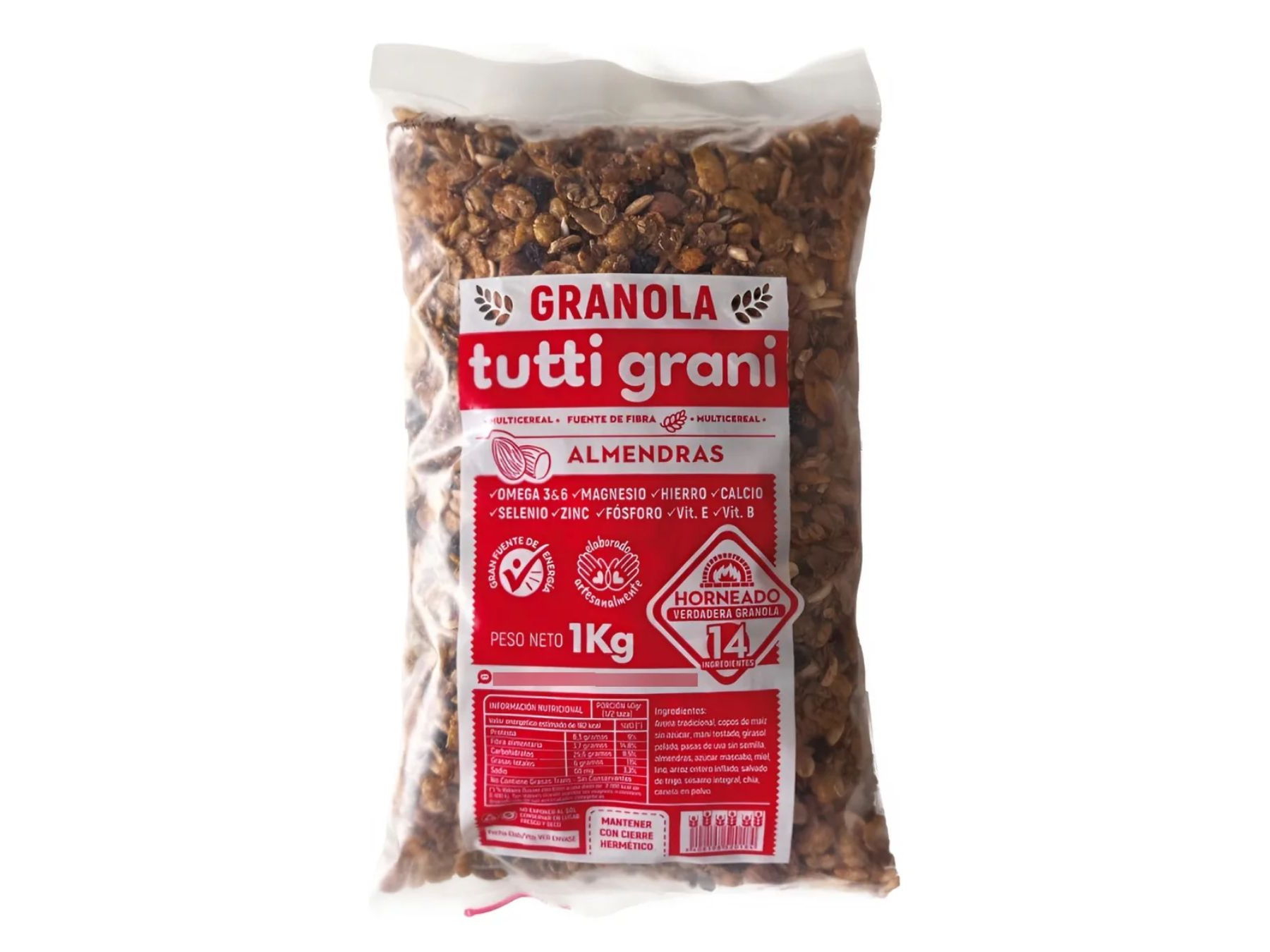 Granola Tutti Grani ALMENDRAS 1 kg