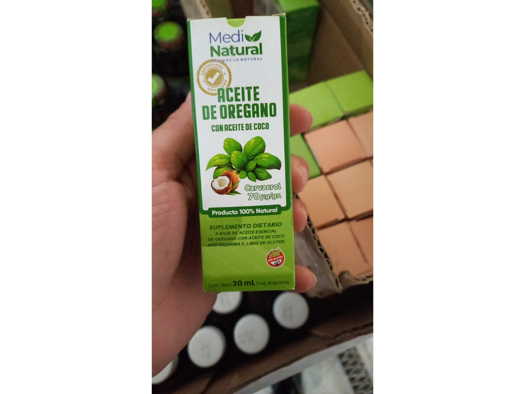 Aceite de oregano x 30 cc