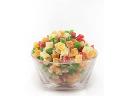 Anana en cubos multicolor