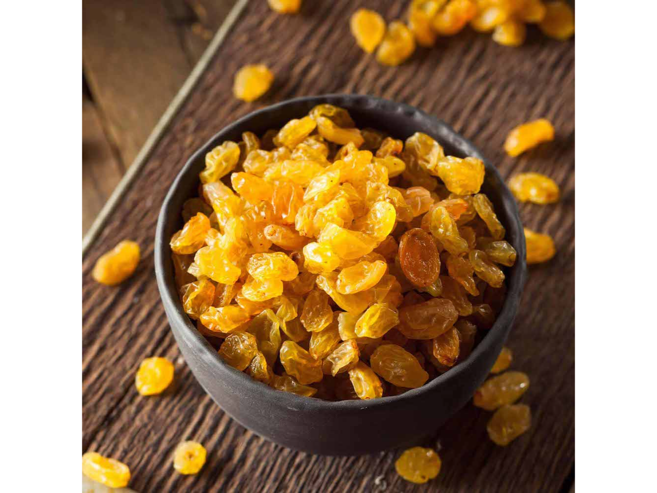 Pasas de uvas rubias