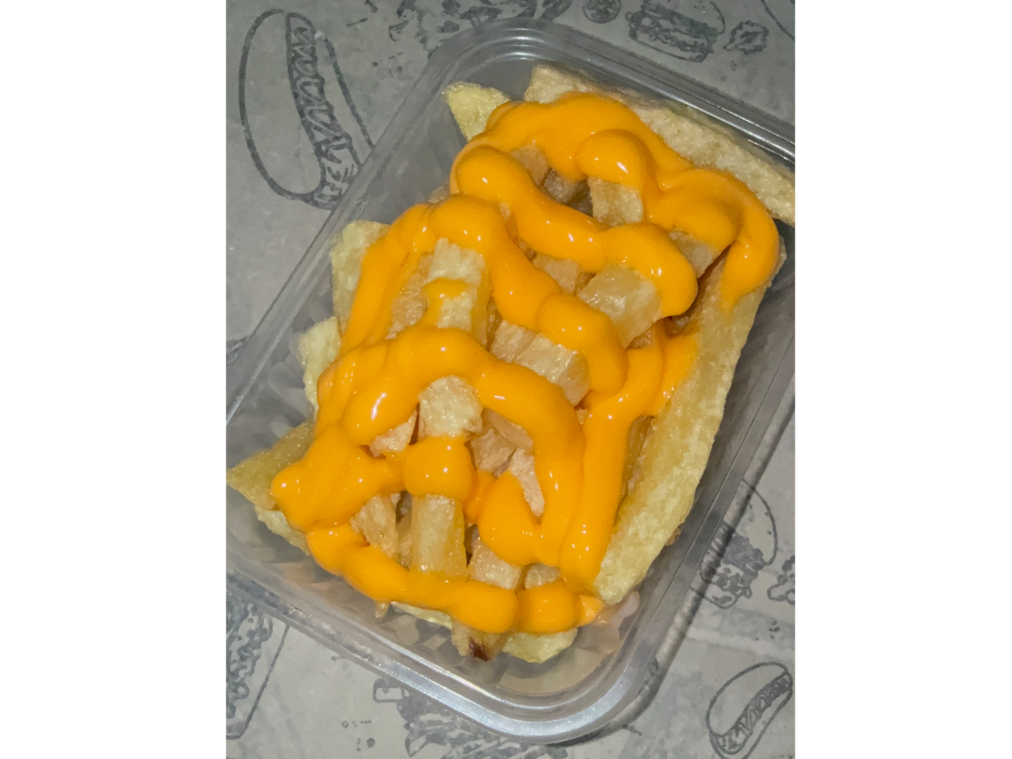 PAPAS CON CHEDDAR CHICA