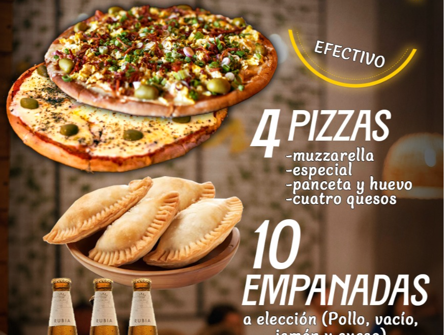 Promo explosiva 2 - 10 personas - salón/delivery