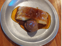 Budín de pan.