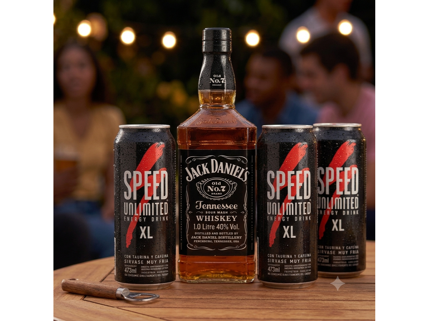 Jack Daniels Litro N°7 + 3 Speed XL