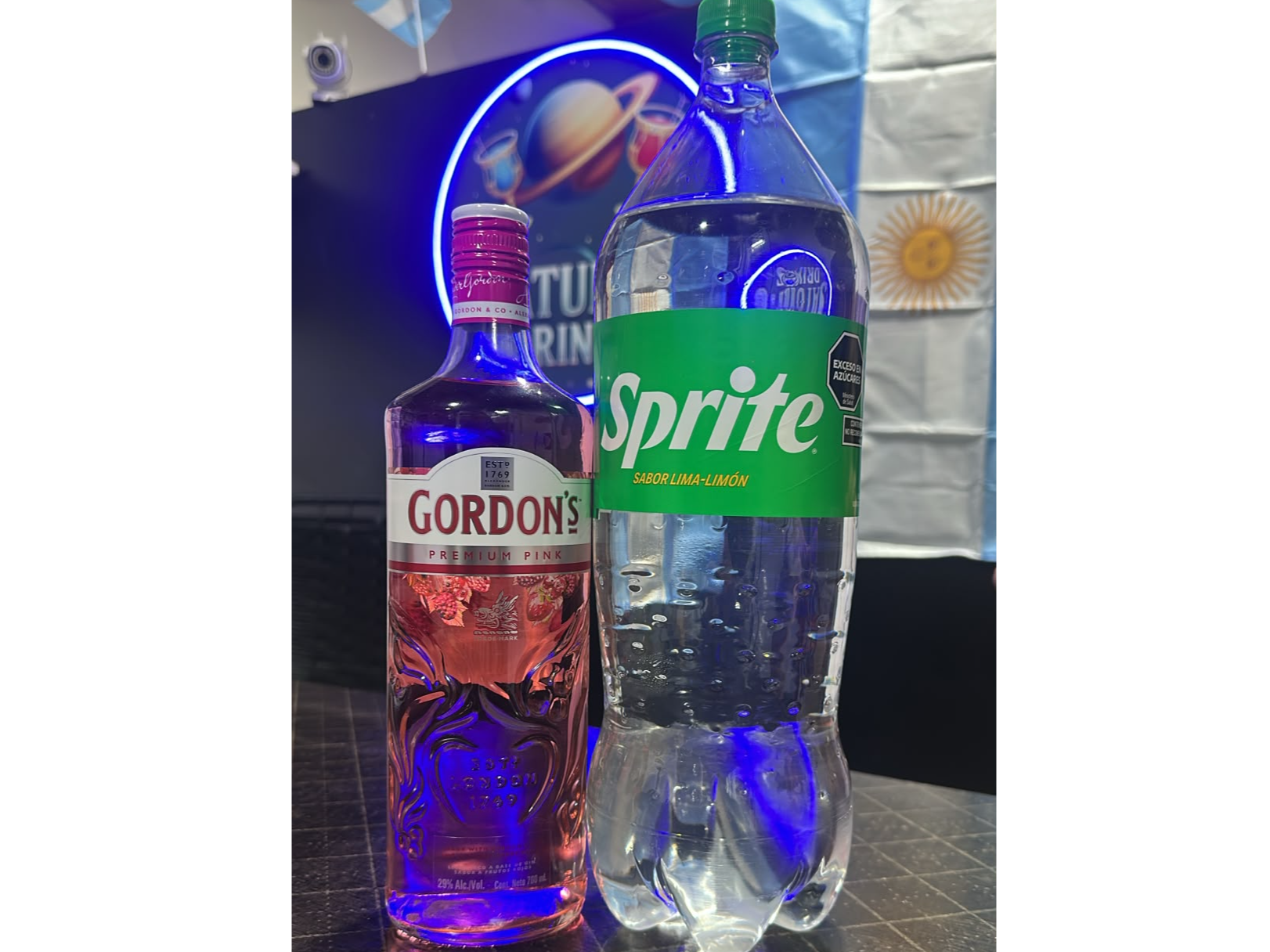 Gordons pink + Sprite