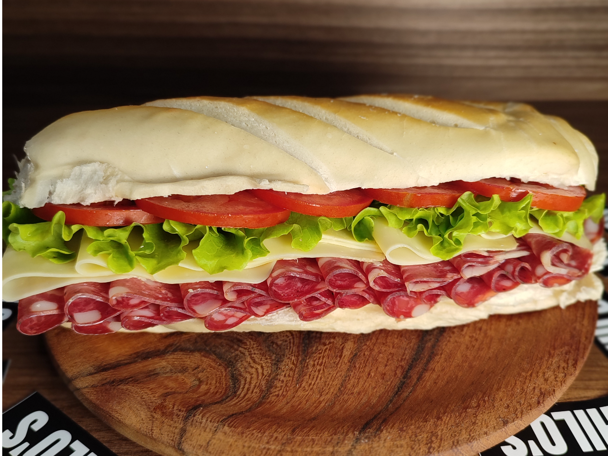 Sandwich XL de Salame Crespon