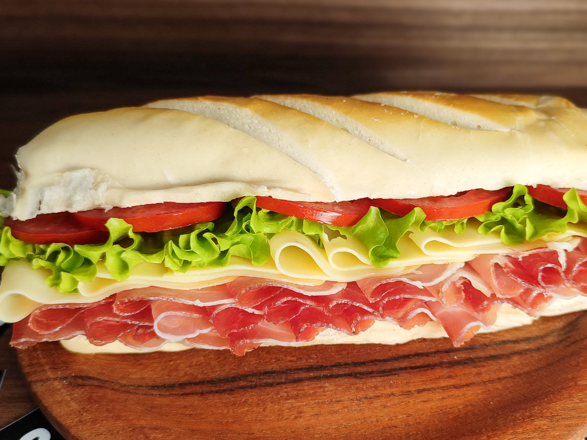 Sándwich XL de Jamón crudo